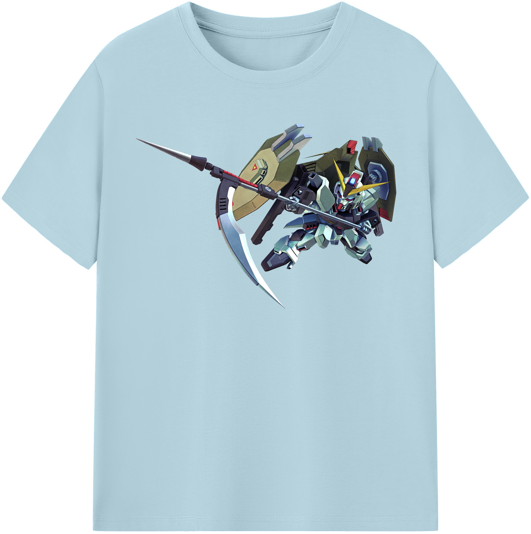（画像用） 機動戦士ガンダム Mobile Suit Gundam 綿100％半袖Tシャツ（フロントプリント）